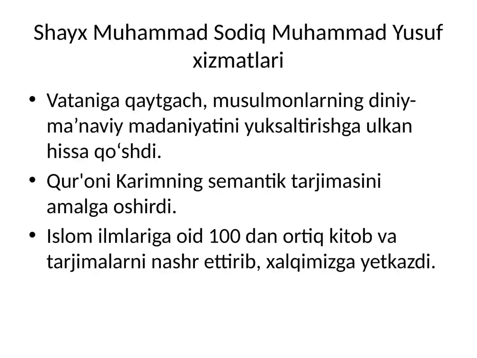 Mustaqillik yillarida Qur'onning o'zbek tiliga tarjima qilinishi va tafsirlari 4