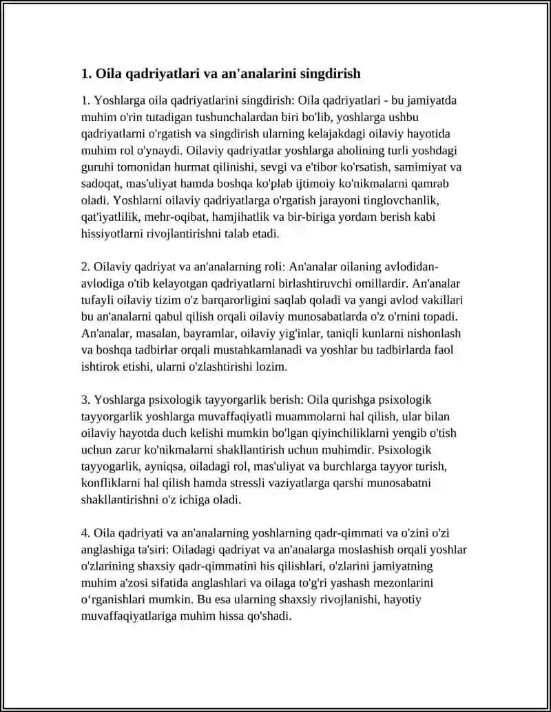 YOSHLARNI OILAVIY HAYOTGA PSIXOLOGIK TAYYORLASH 4