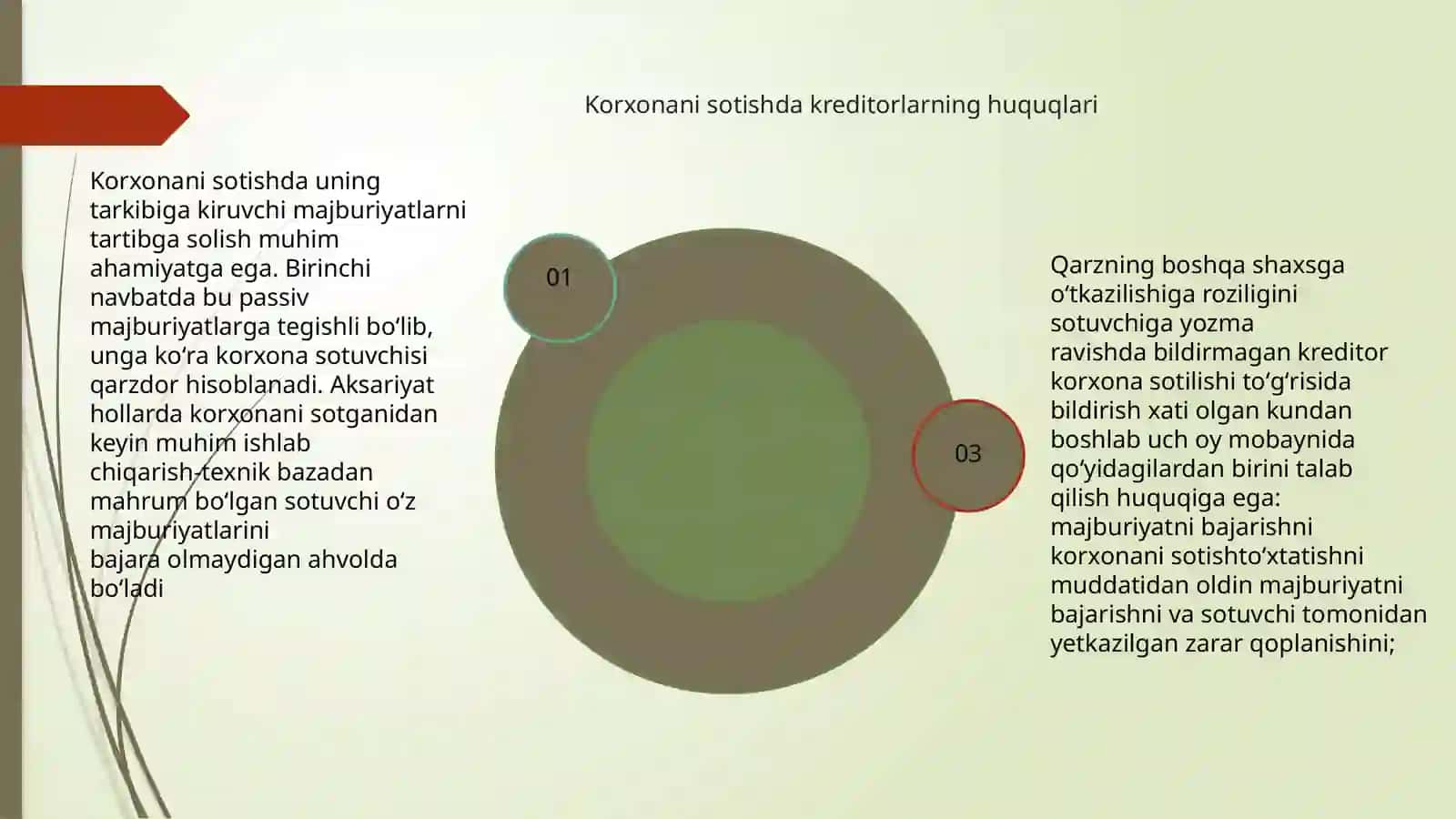 Korxonani sotish. Ayirboshlash shartnomasi 4