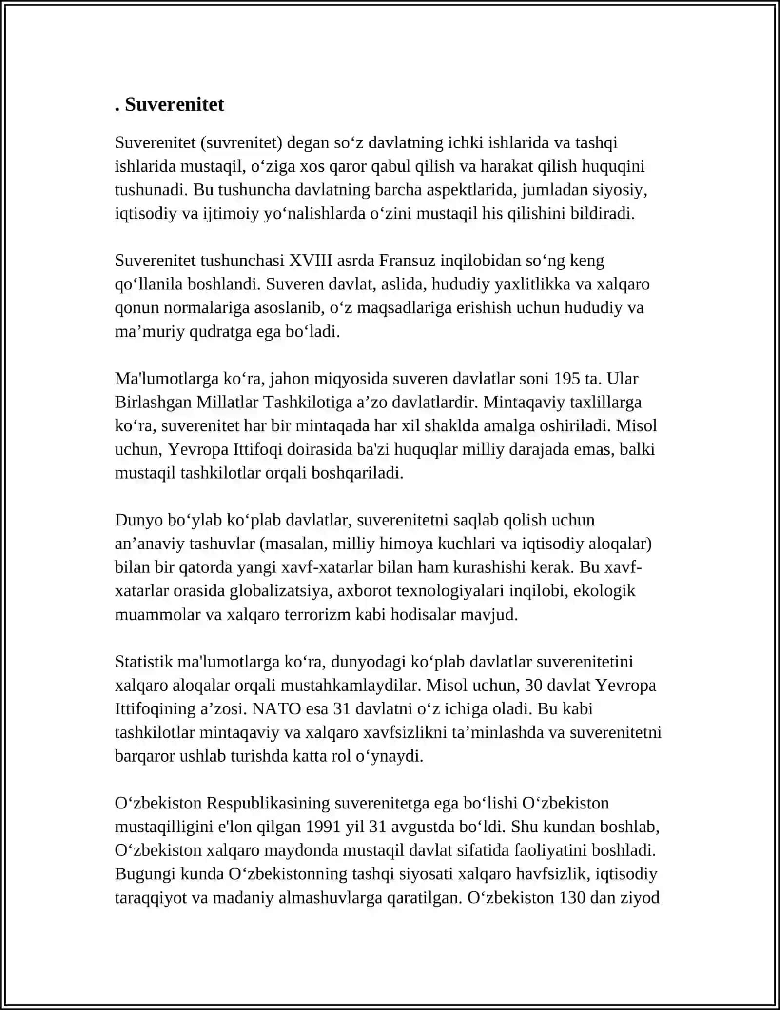 O'ZBEKISTON RESPUBLIKASI KONSTITUTSIYASINING ASOSIY PRINSIPLARI 4