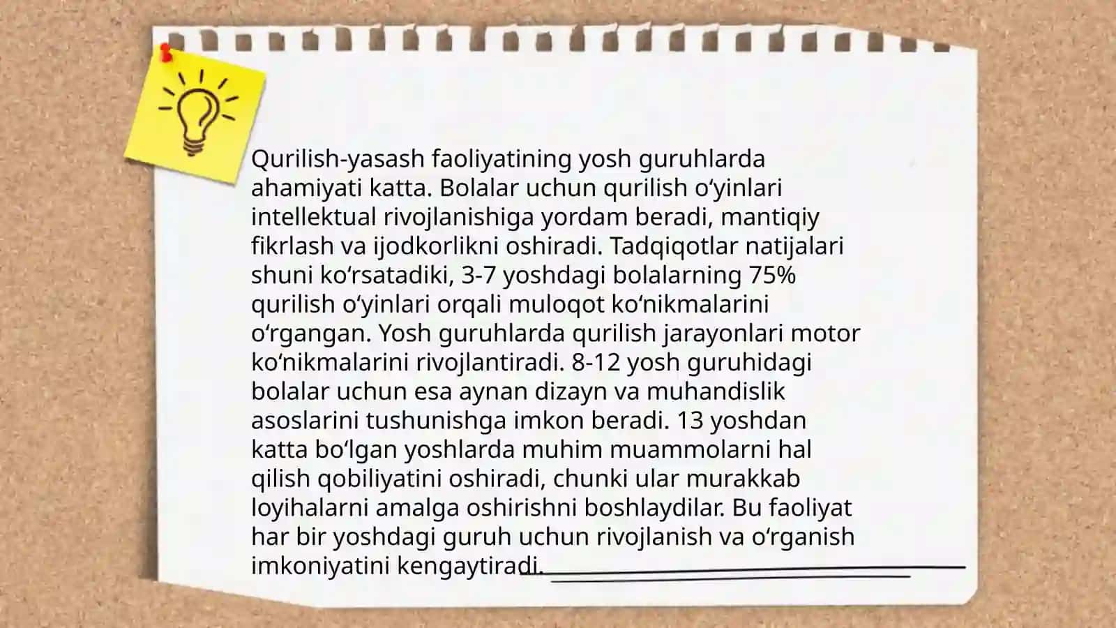MTTning yosh guruhlarida qurish-yasashga òrgatish metodlari 4
