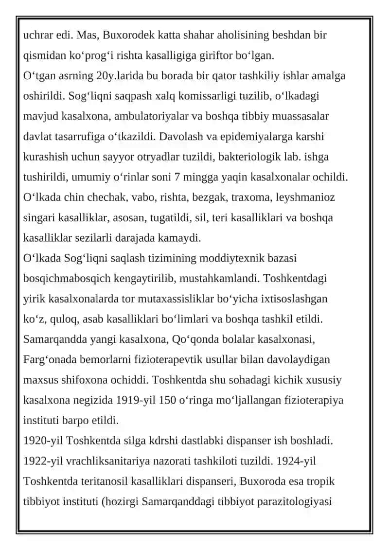 Sogʻliqni saqlash 4