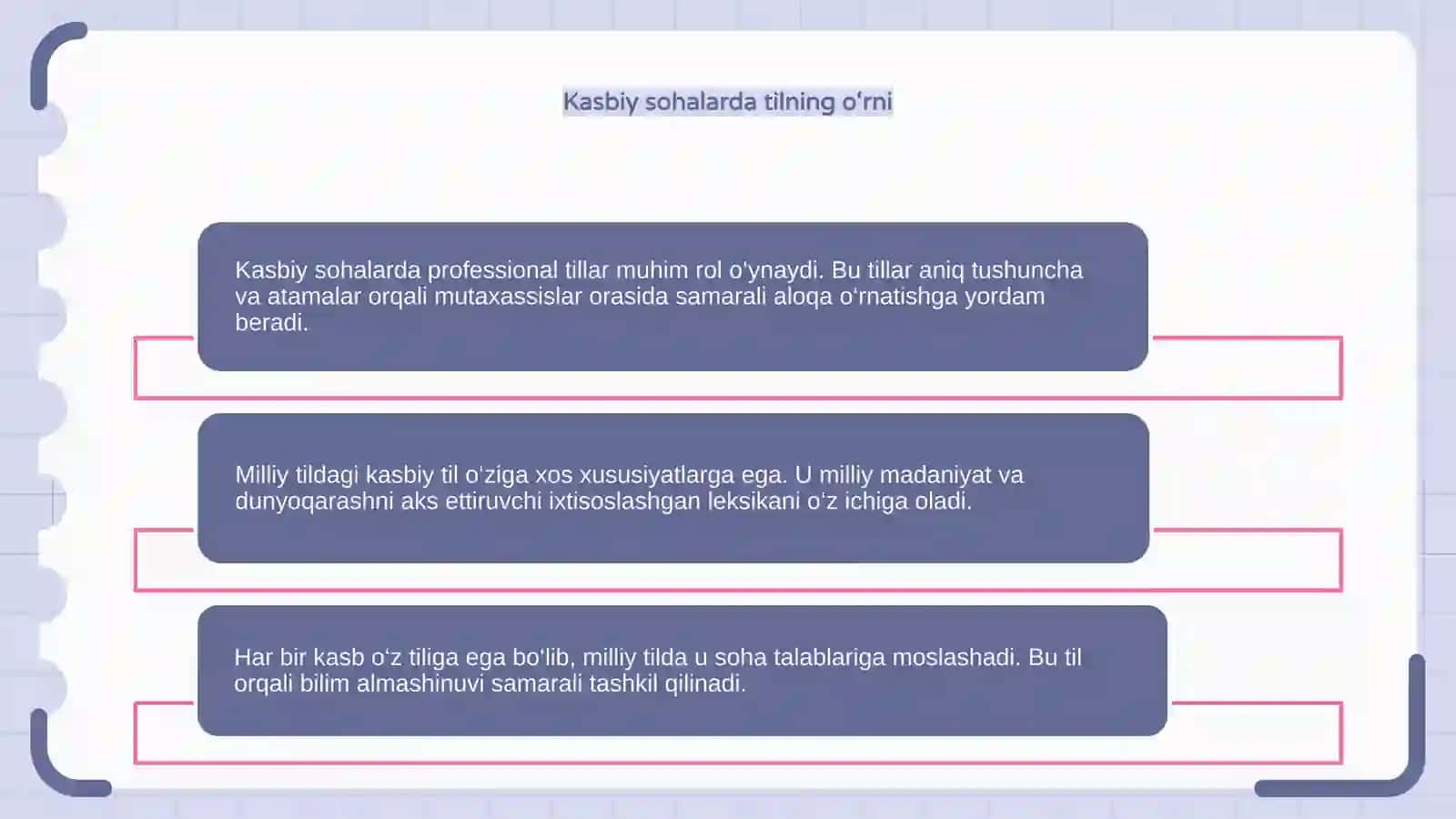 Professional tillar va ularning milliy tilda asosiy xususiyatlari 4