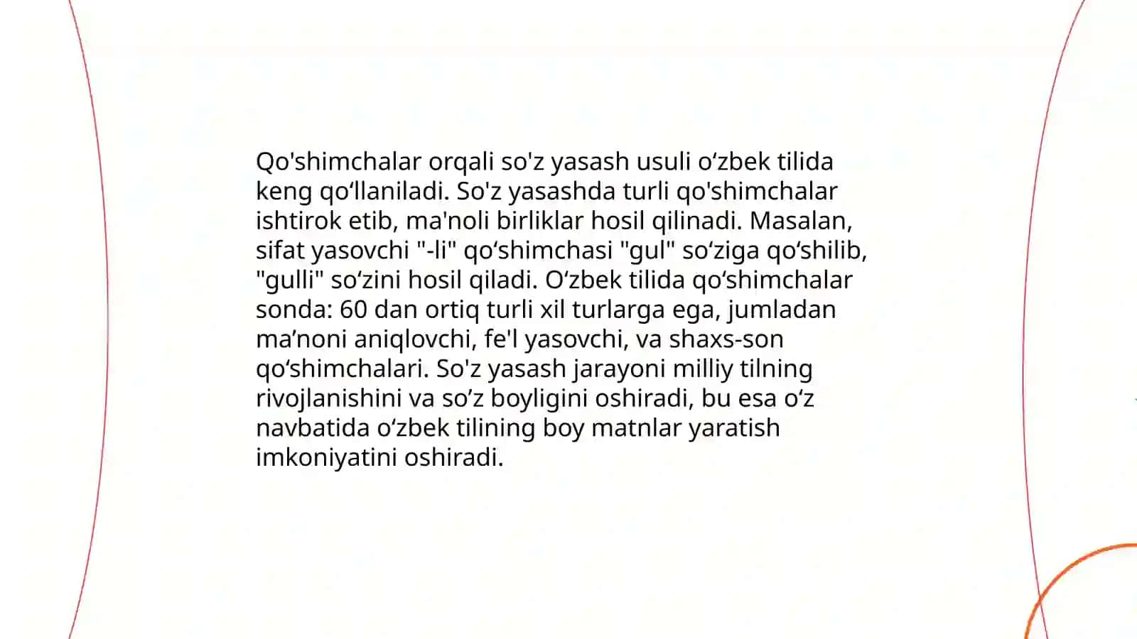 So’z yasalishi, so’z yasash usullari 4