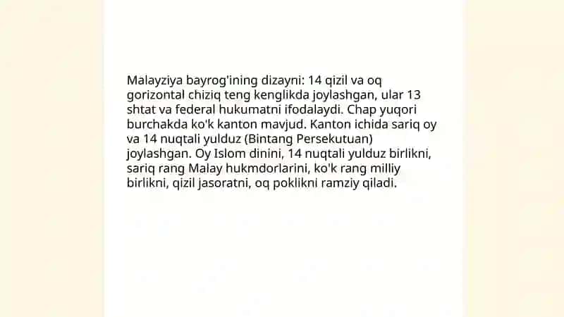 Malayziya bayrog'i 4