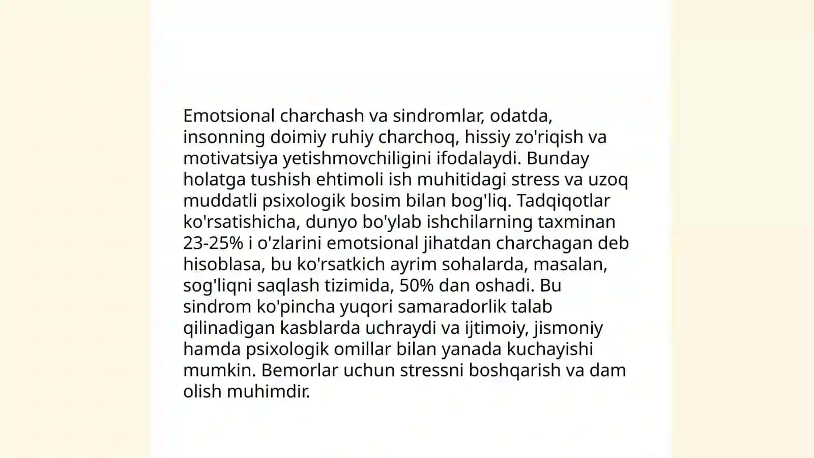Tibbiyot xodimlari emotsional holatlari 4