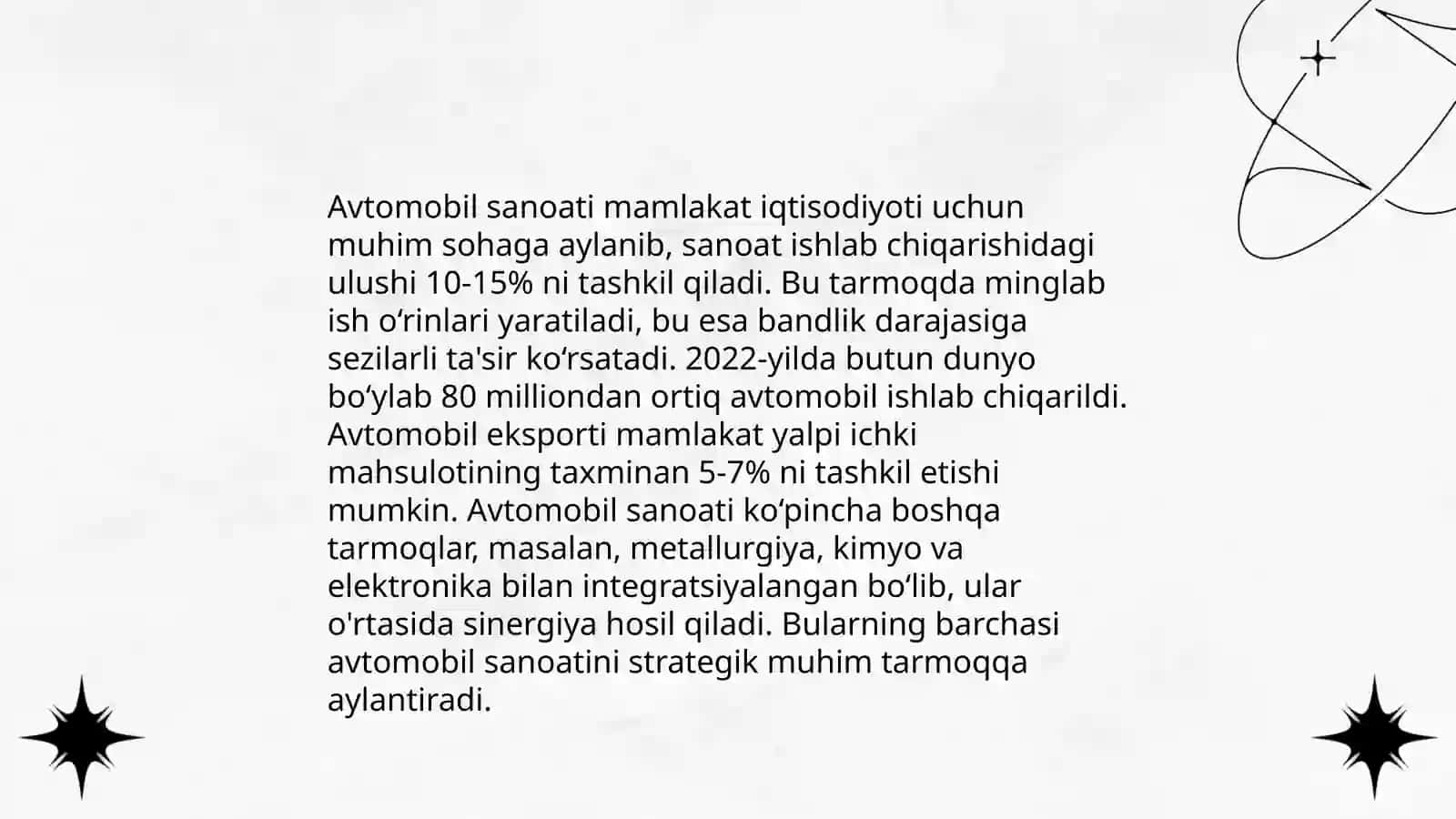 Qozogʻiston avtomobil sanoati rivojlanishi 4