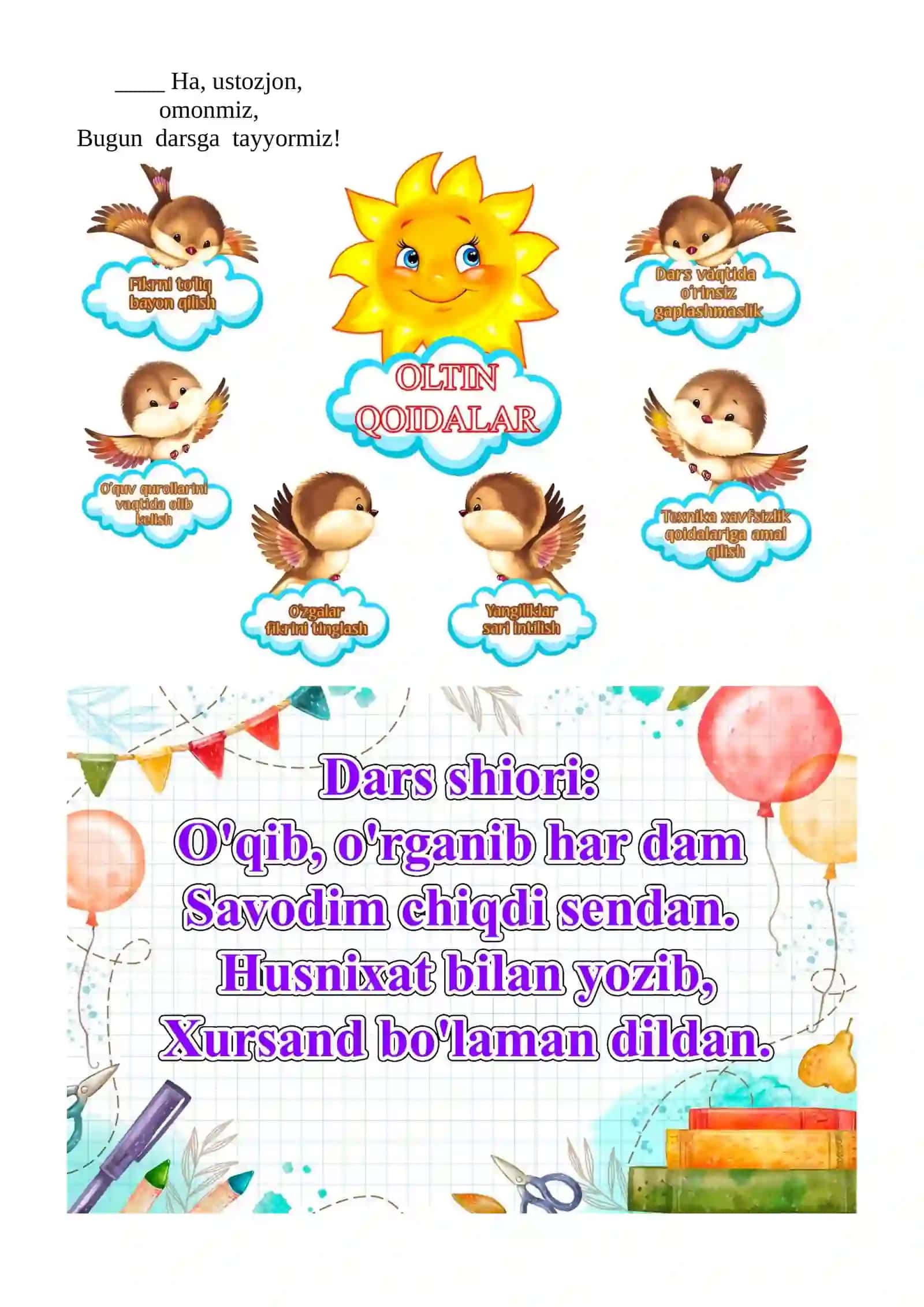 Sifat yasovchi qo‘shimchalar mavzusida 3-sinf Ona tili fanidan dars ishlanmasi 4