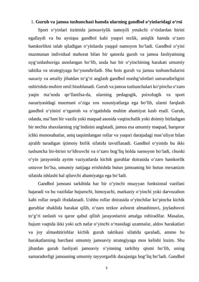 Guruh va jamoa ishtirokida ijro etiladigan hujum va himoya taktikasi 4