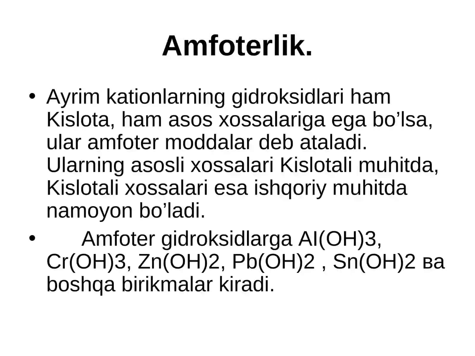 Uchinchi va to`rtinchi guruh kationlari analizining nazariy asoslari 4