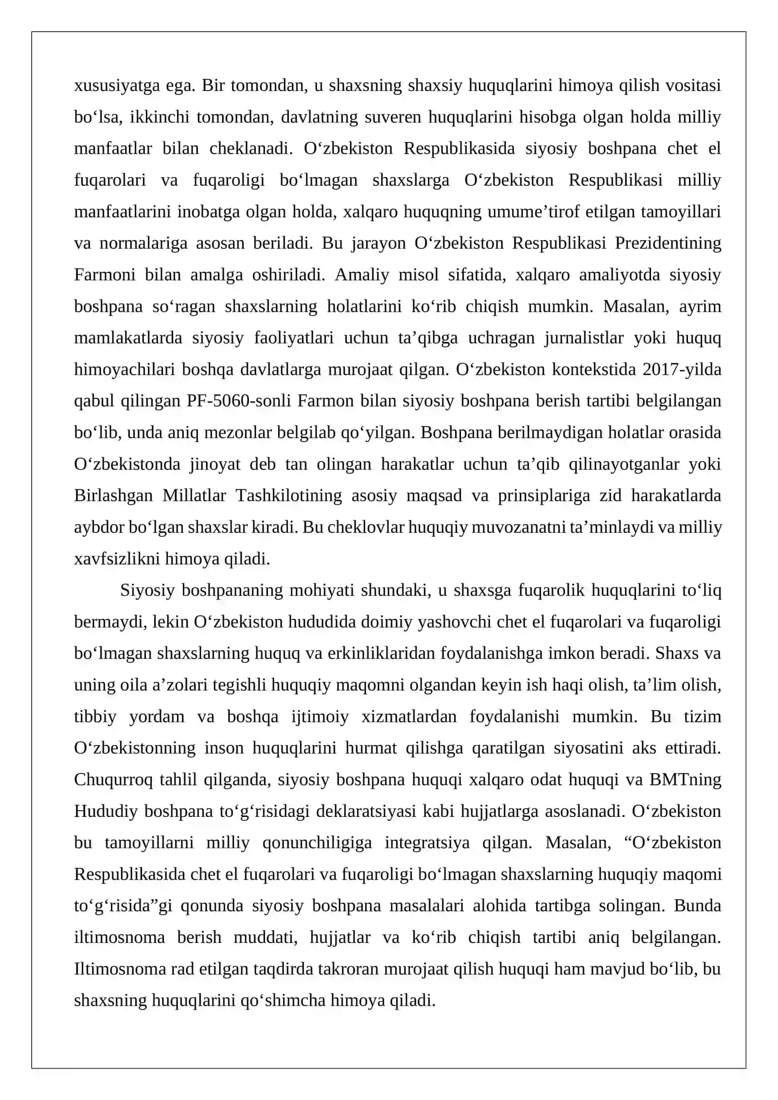 Siyosiy boshpana so‘rash huquqi 4