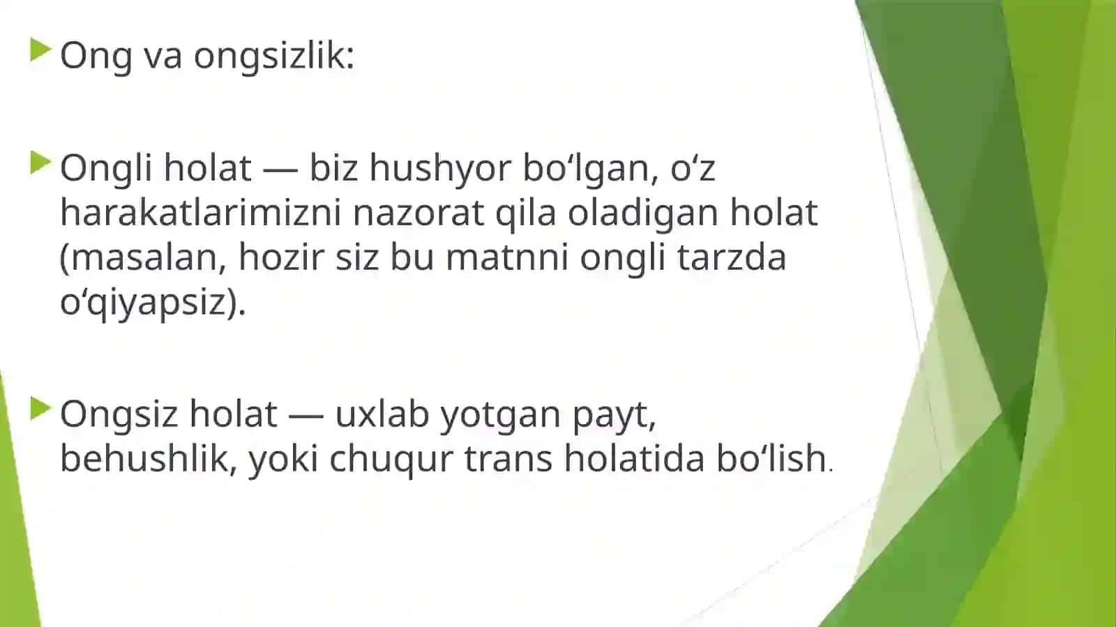 NORMAL RUHIY JARAYONLAR VA TURLI TUMAN KASLLIKLARDA ULARNING BUZULISHI 4