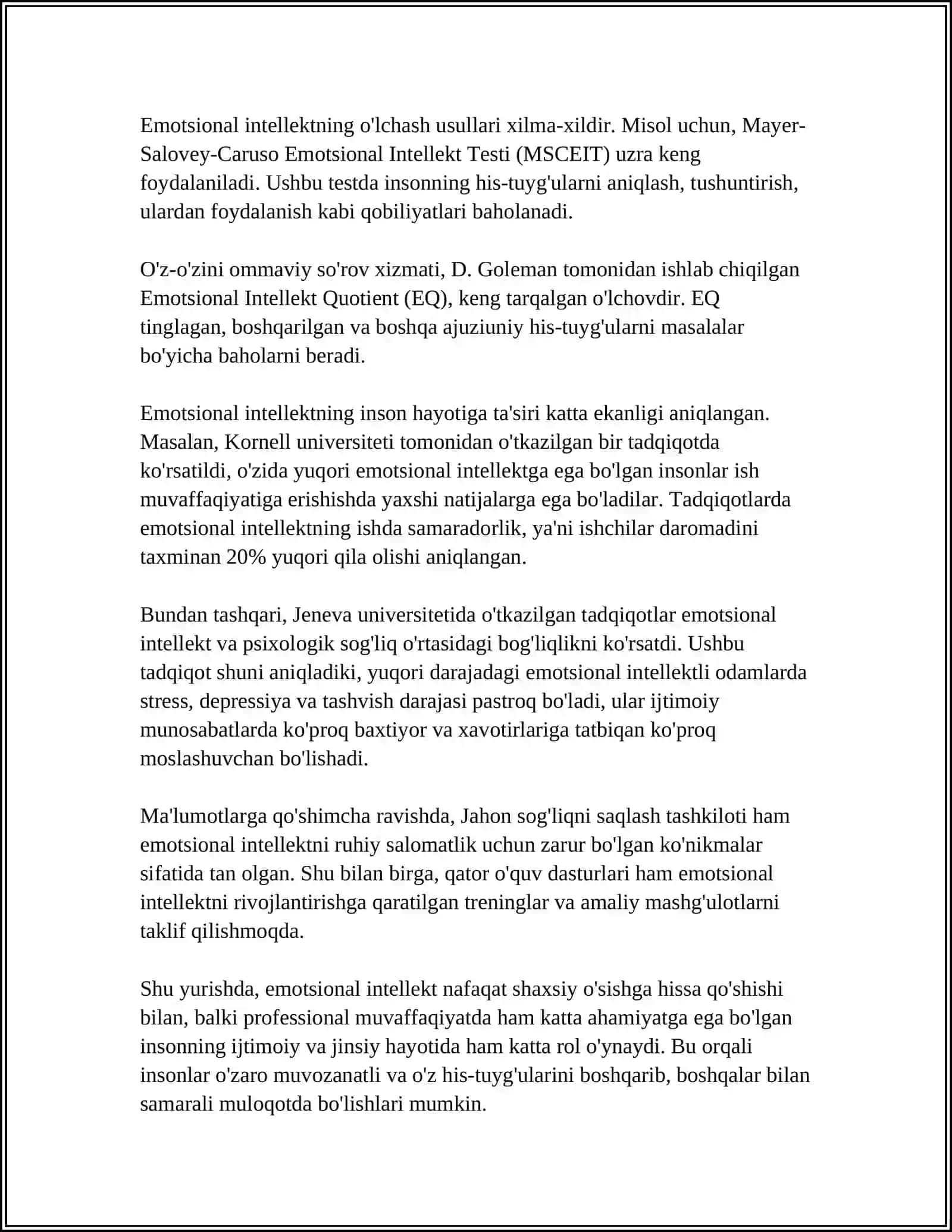SHAXSNING HISSIY-IRODAVIY HOSSALARI 4