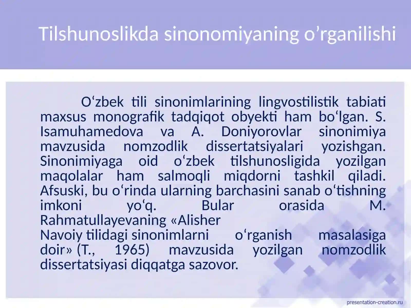 SINONOMIYA VA DARAJALANISH MUNOSABATI 4