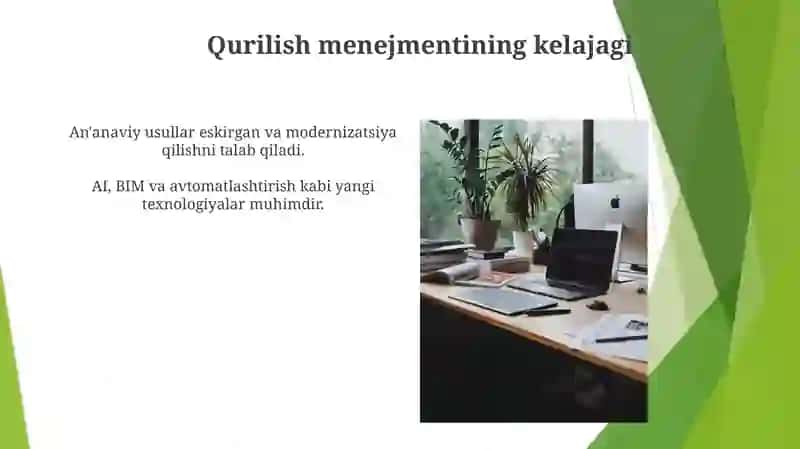 Kelajakni O'zgartirish: Zamonaviy Qurilish Boshqaruv Tizimlarini Joriy etish 4