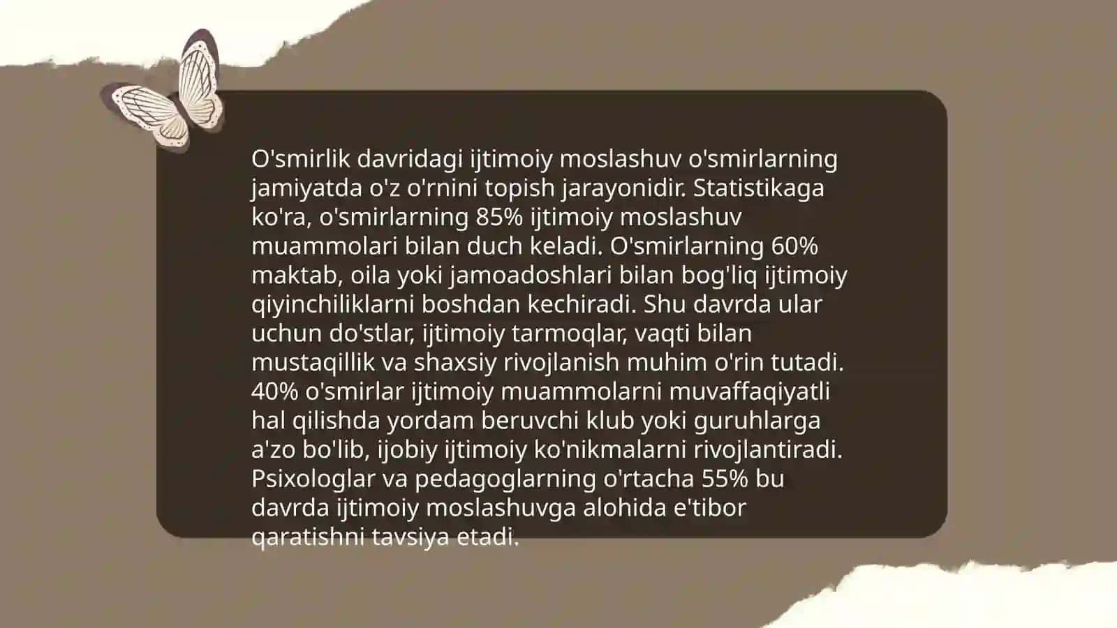 Yoshlarning psixologiyasini rivojlantirish 4