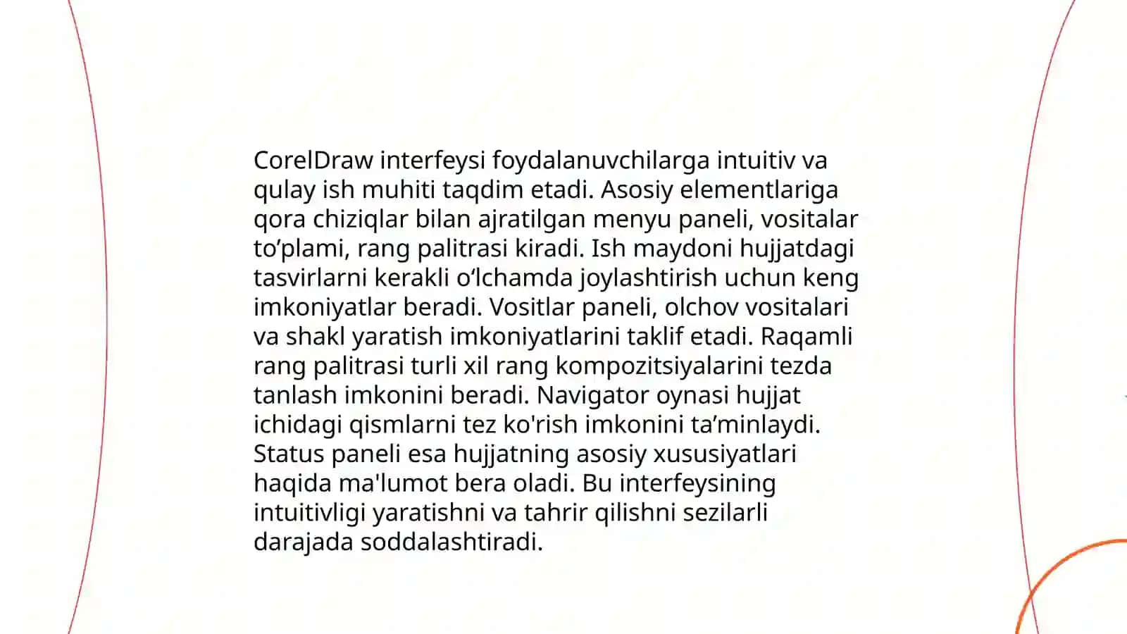 CorelDraw Graphics dasturiy paketi 4