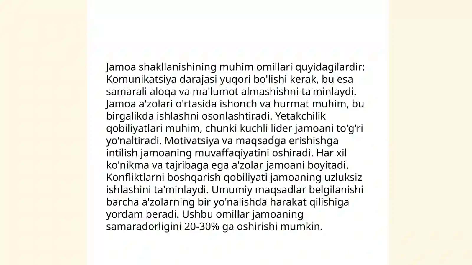 Bolalar jamoasining shakllanish darajalari va bosqichlari 4