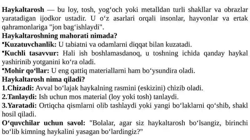 Haykaltaroshlik 4