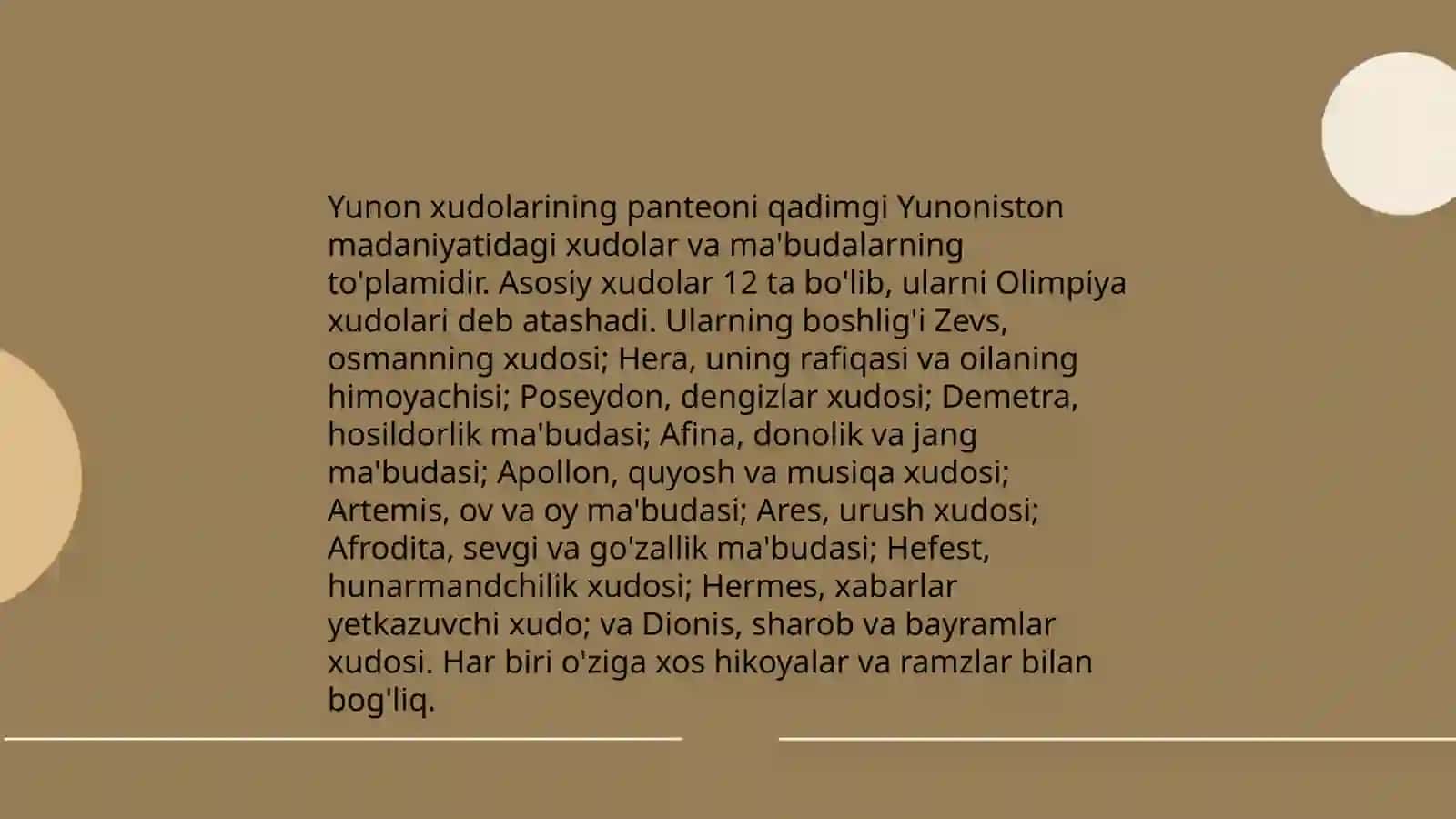 Yunon xudolari va afsonalari 4