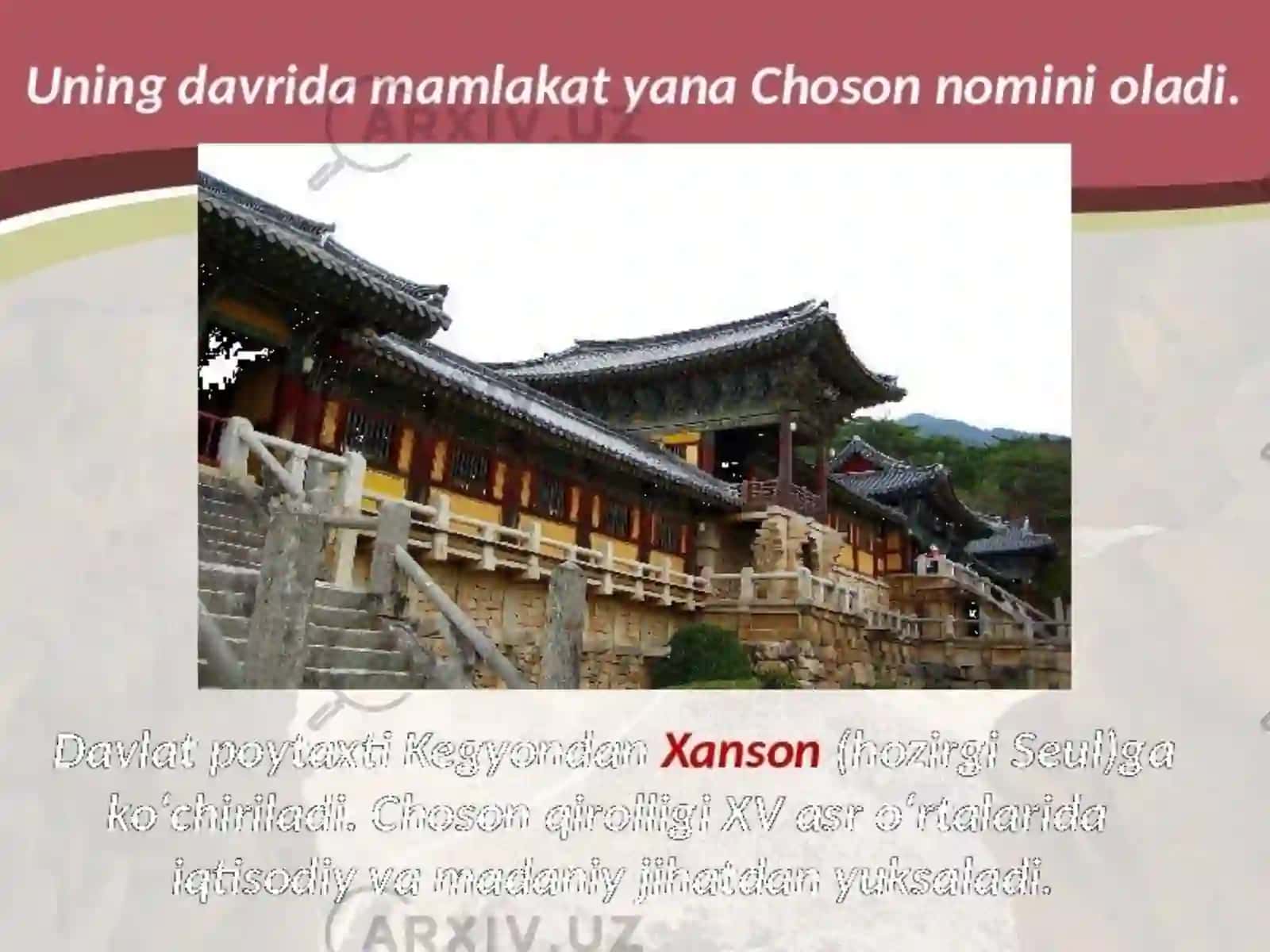 QADIMGI CHOSON DAVLATI 4