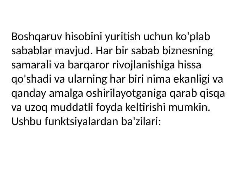 Boshqaruv Hisobi 4