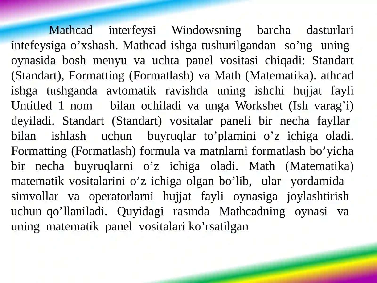 MathCaddasturiningumumiyko'rinishi 4