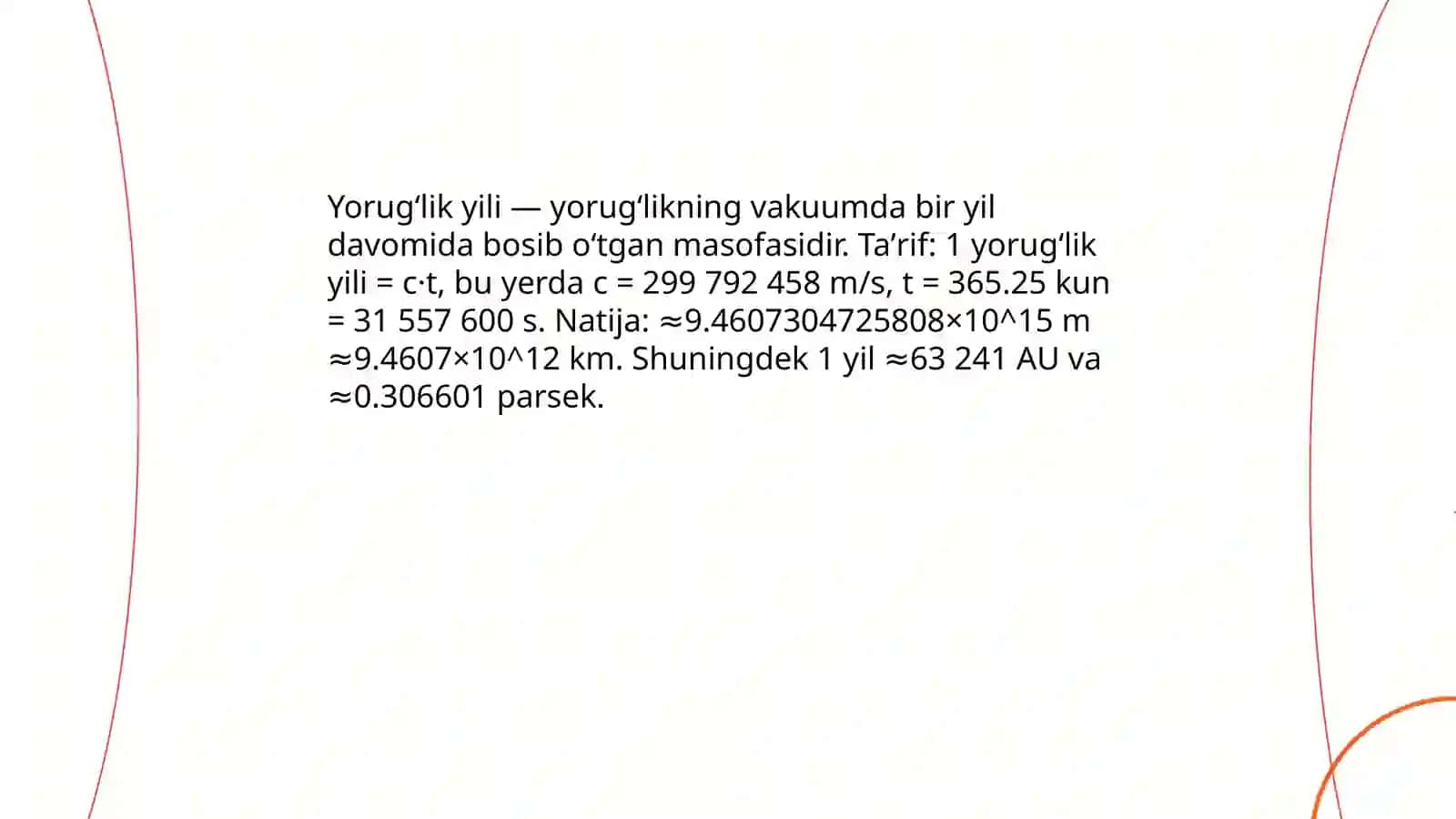 Astronomik birlik (AU) 4