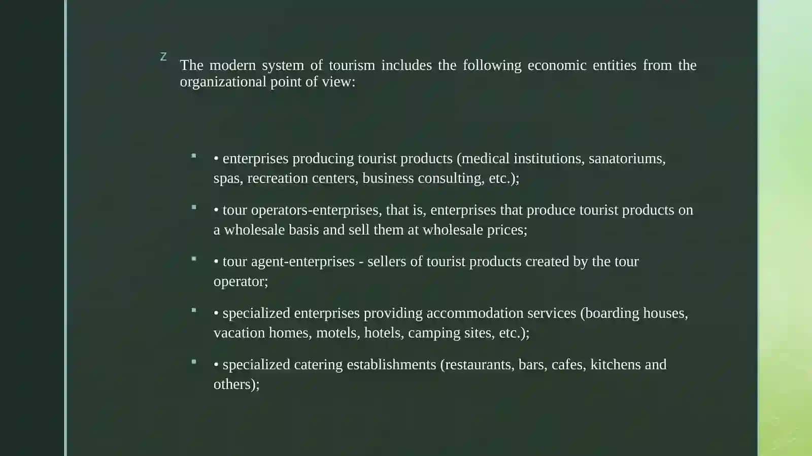 Tourism industry 4