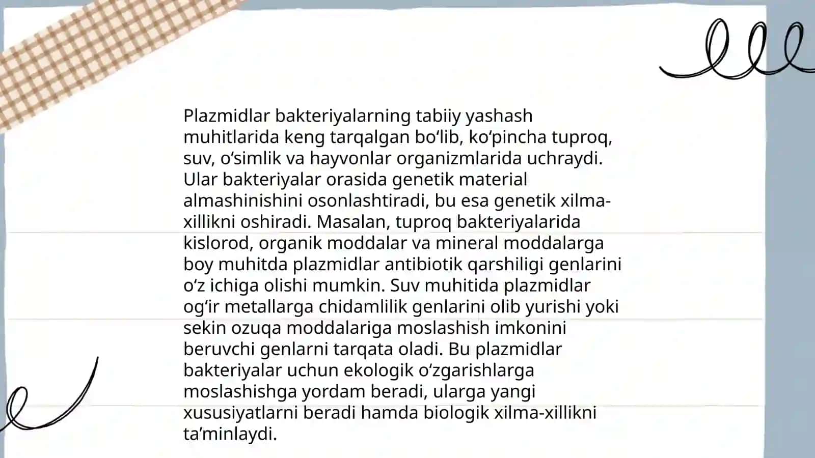 Plazmidalar va ularning qo’llanilishi 4