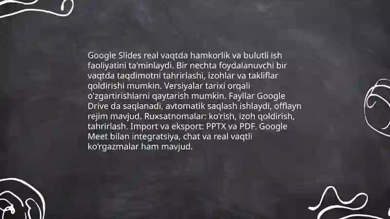 PowerPoint, Google Slides, Keynote 4
