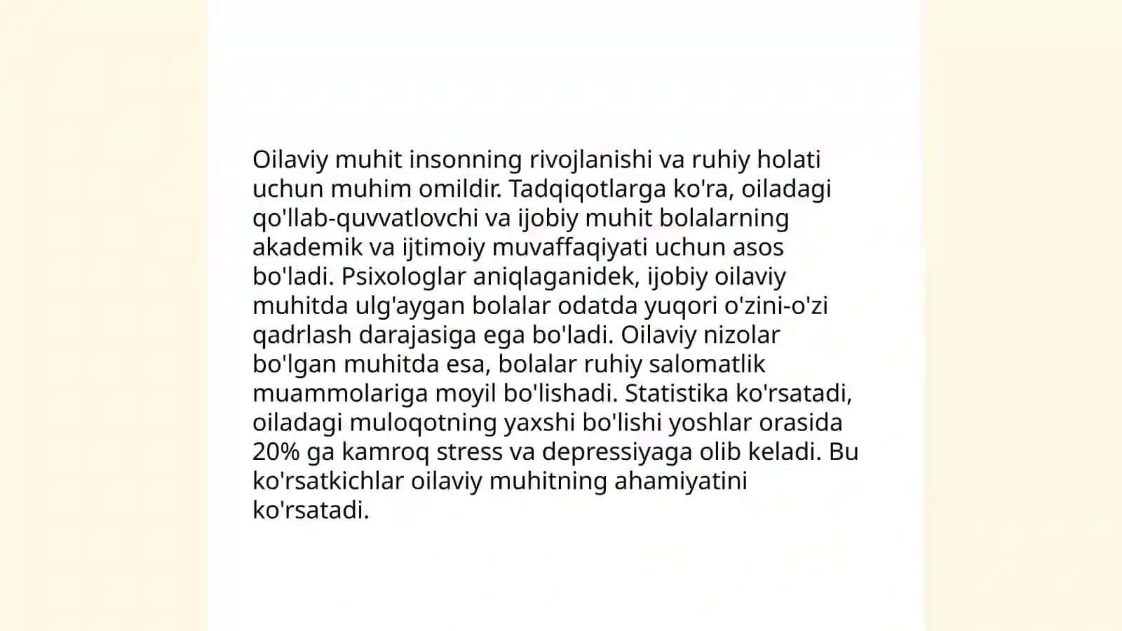 Shaxs shakllanishiga ta'sir etuvchi omillar 4