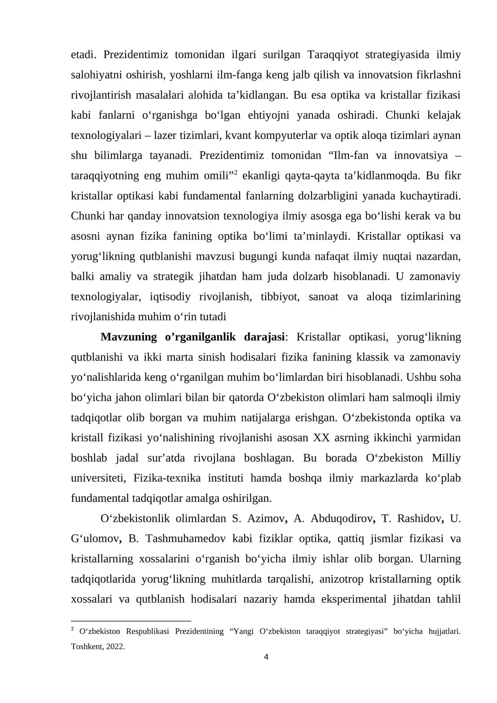 YORUG‘LIKNING QUTBLANISHI VA KRISTALLAR OPTIKASINI O‘RGANISH 4