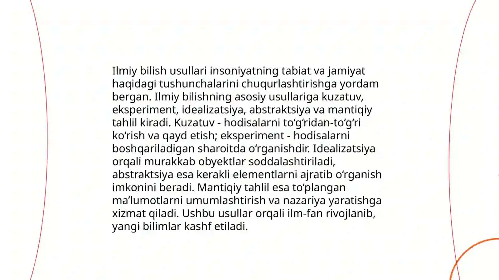 Bilishning usullari va nazariyalarining jamiyatdagi ahamiyati 4