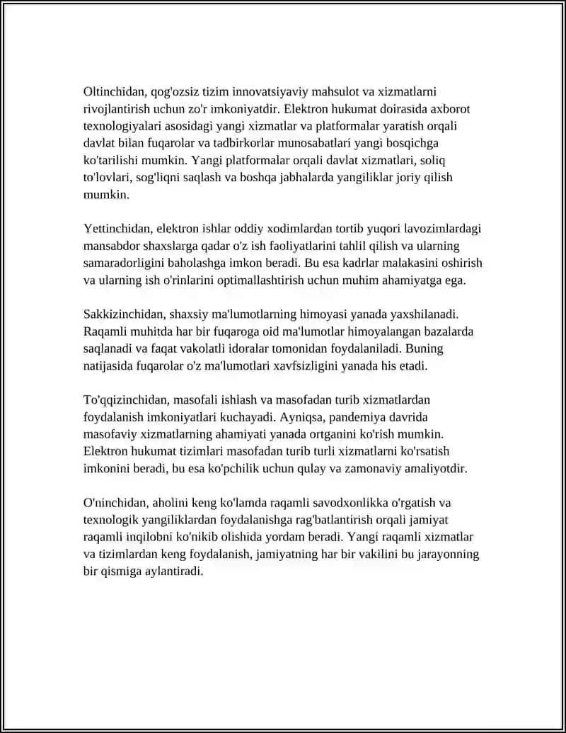 Elektron hukumat: Qog'oz ma'lumotnomasiz mamlakatda yashash qulaymi? 4