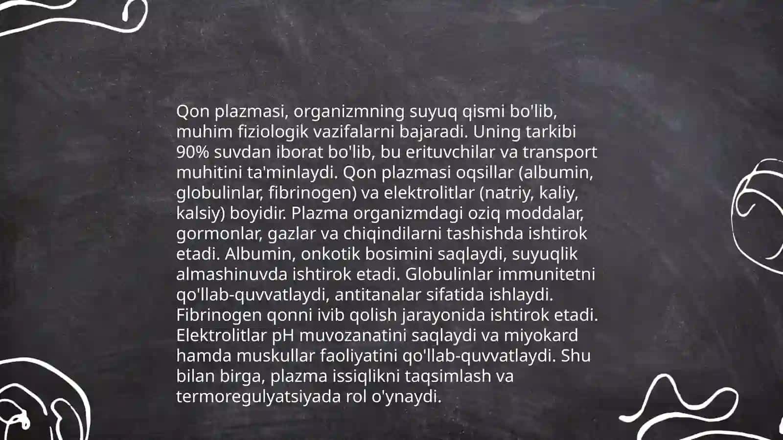 Qon biokimyosi. Qon plazma oqsillari va kasalliklar 4
