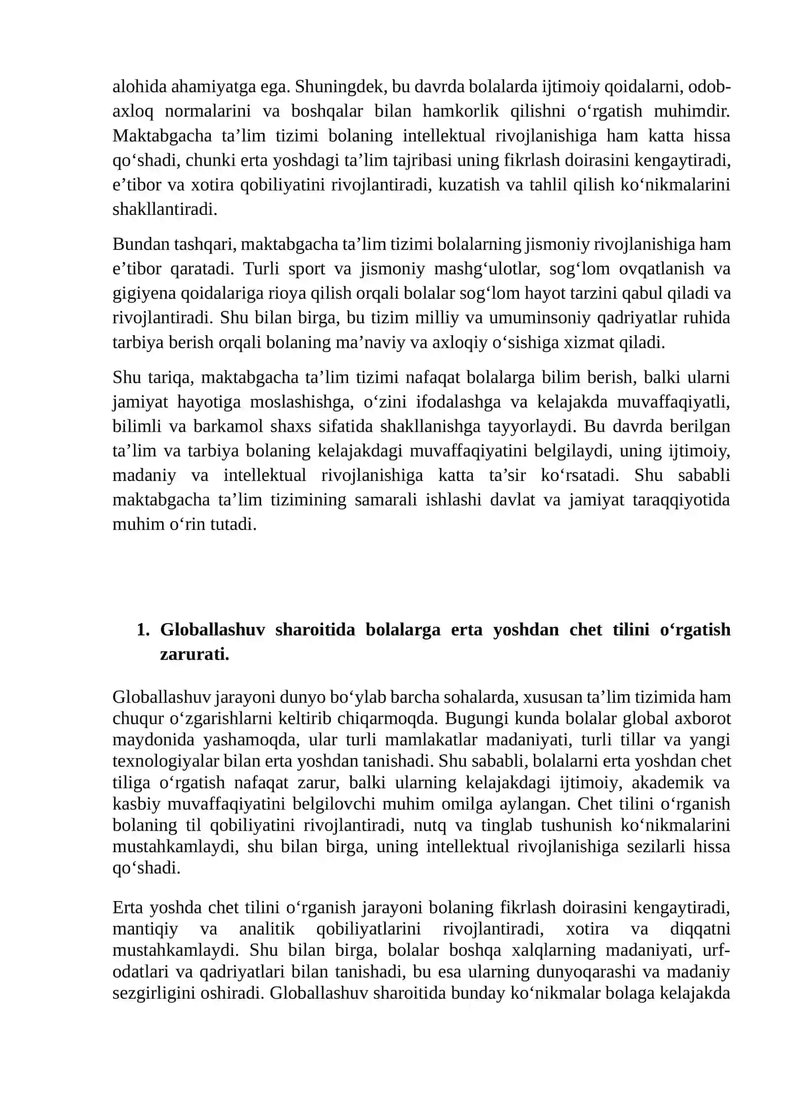 Maktabgacha ta’lim tizimi va chet tillar o‘qitishning dolzarbligi 4