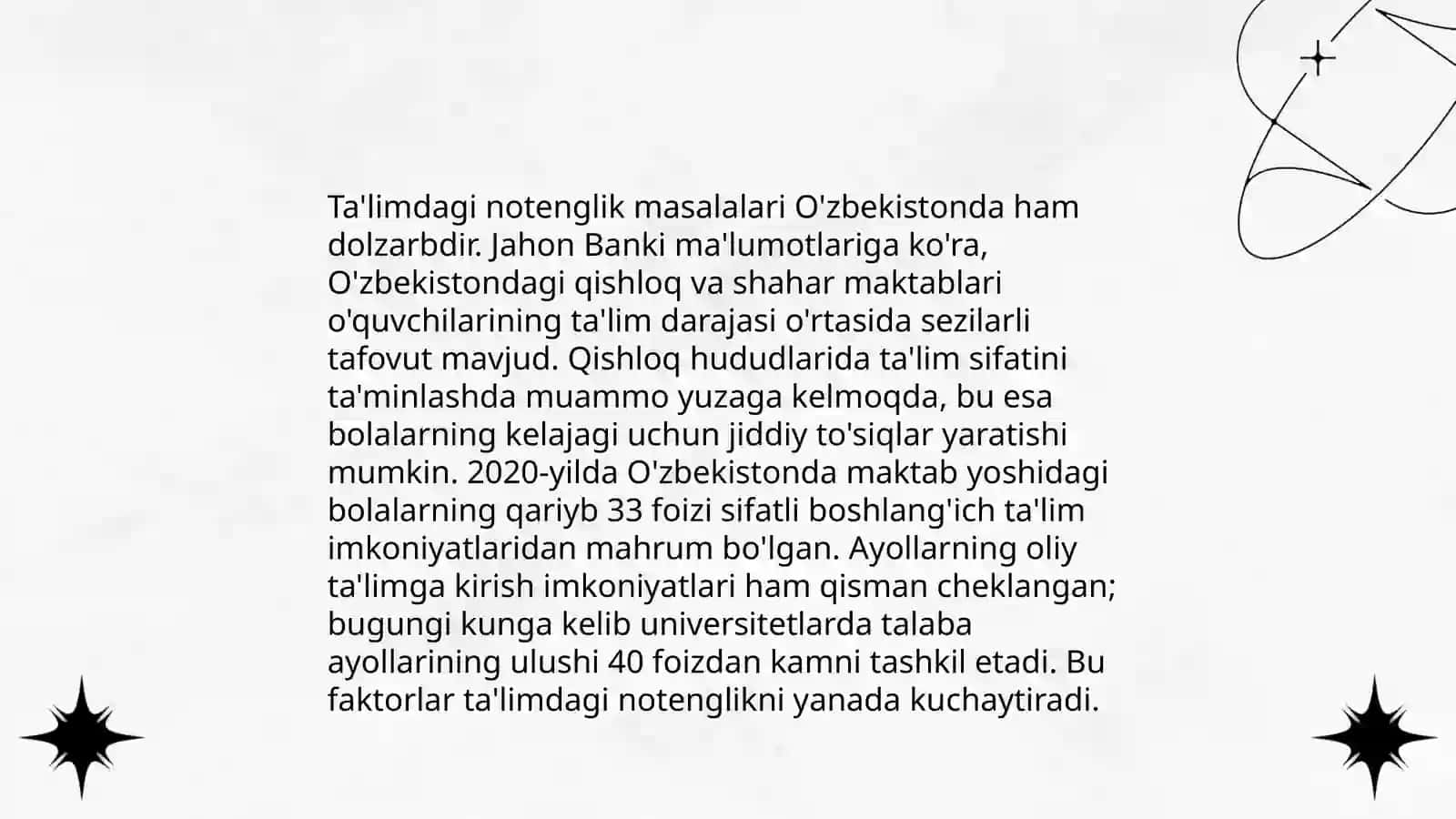 Ijtimoiy notenglik va uni bartaraf etish yollari 4