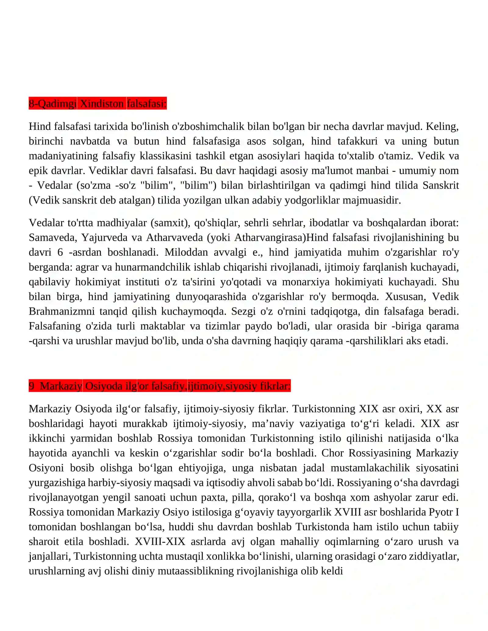 Falsafaning predmeti, funksiyalari, tuzilishi 4