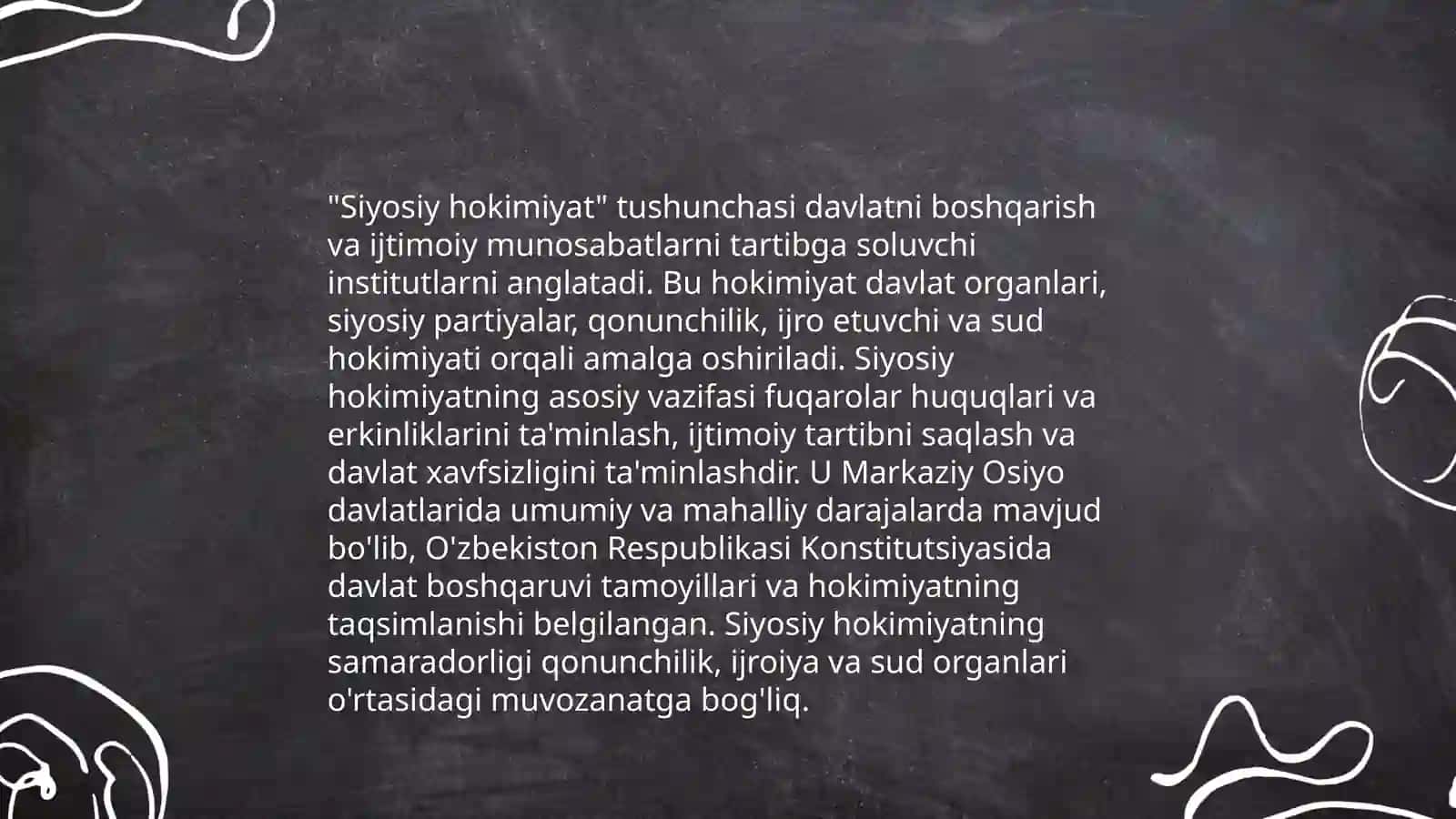 Hokimiyat haqidagi ilk siyosiy qarashlar va nazariyalarning paydo boʻlishi hamda rivojlanish bosqichlari 4