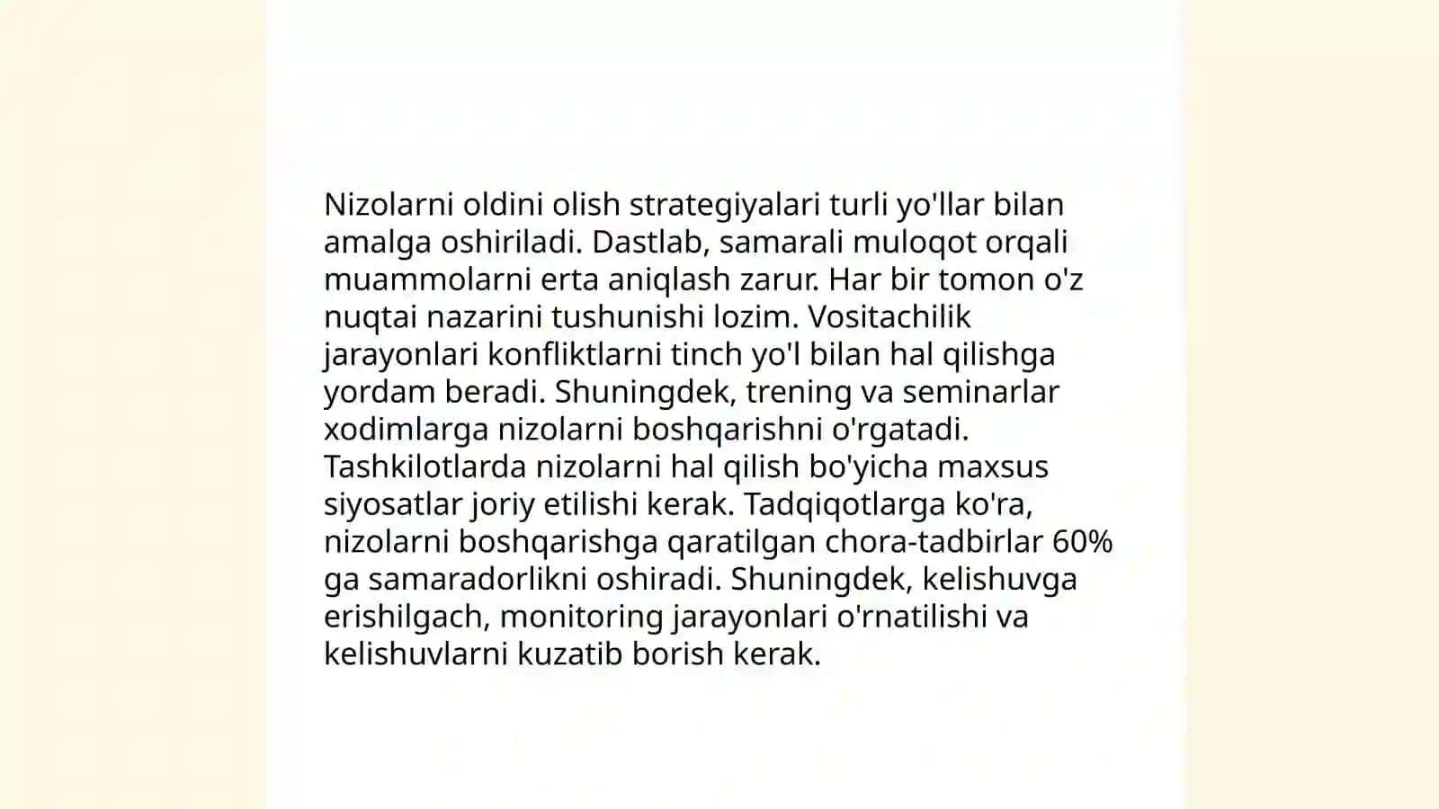Pedagogik nizolarni boshqarish va bartaraf qilish 4