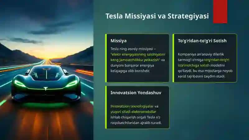 Tesla Kompaniyasi: Elektr Avtomobillar Bozorining Inqilobi 4