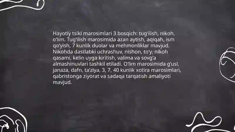 Oʻzbek marosim folklori 4