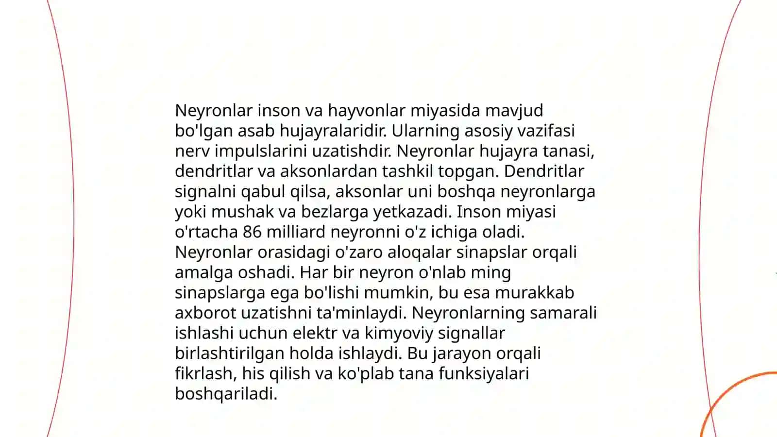 Asab markazlari xossalari 4