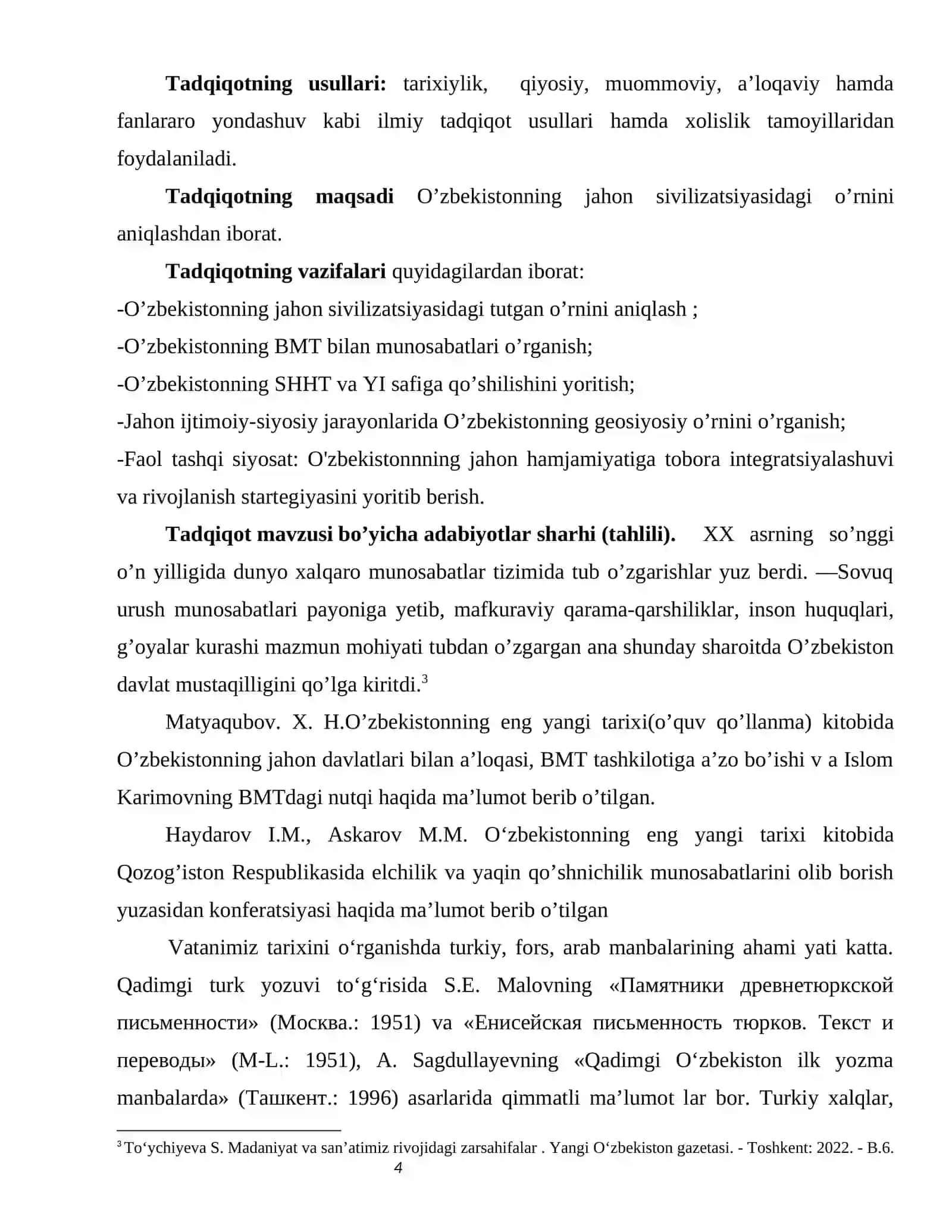 O‘ZBEKISTON JAHON SIVILIZATSIYASINING AJRALMAS QISMI 4