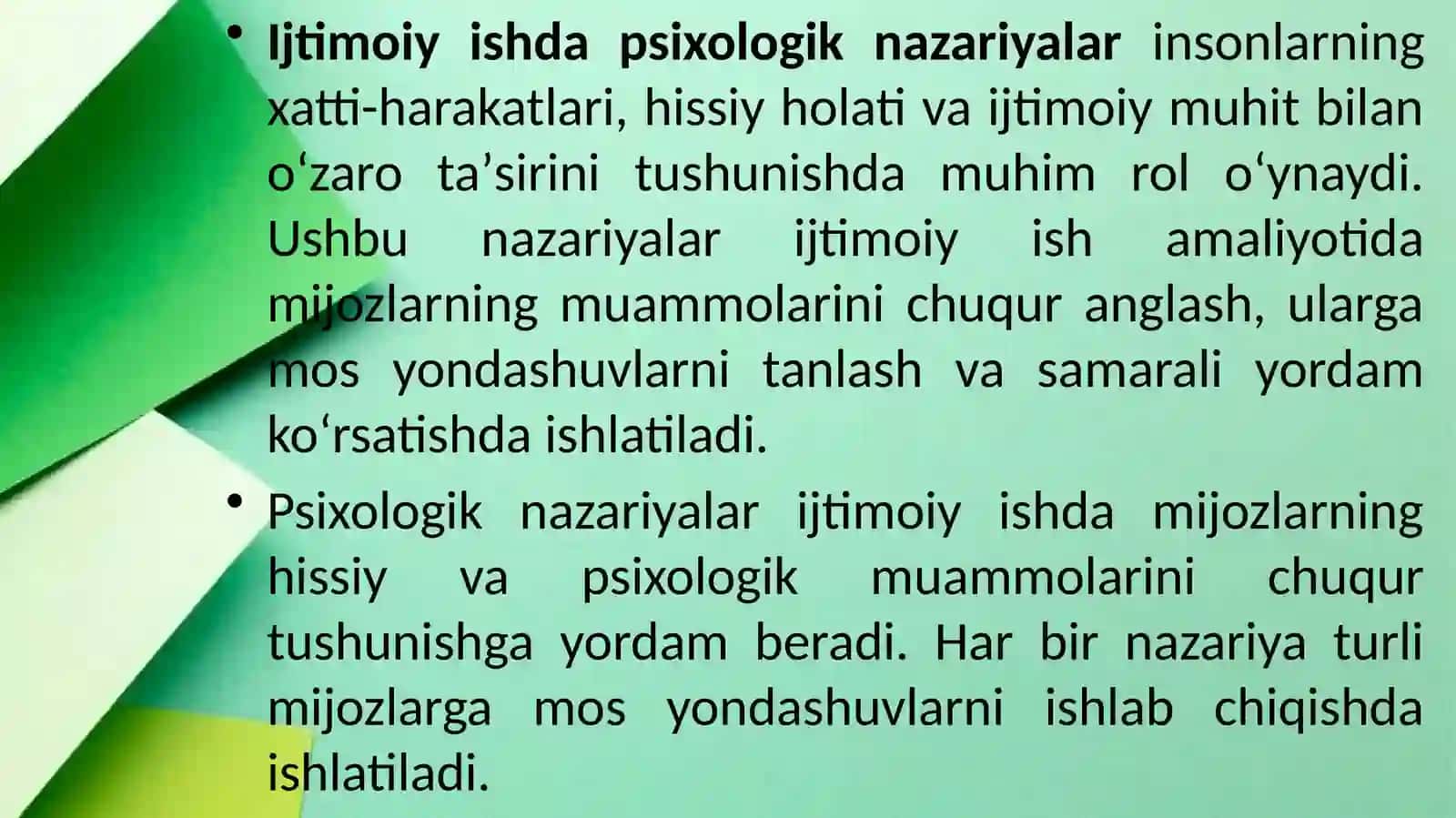 Ijtimoiy ishning diagnostik va funksional maktablari: umumiy va o‘ziga xos tomonlari 4