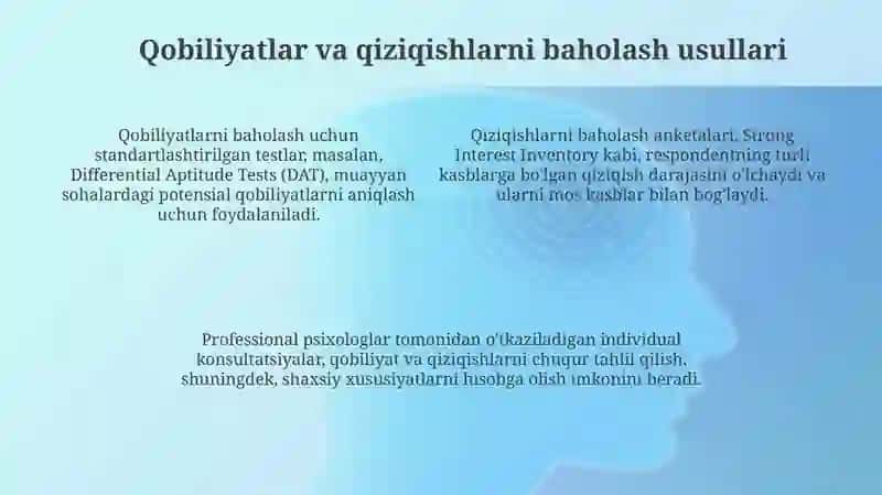 Kasb tanlash va kasbiy rivojlanish 4