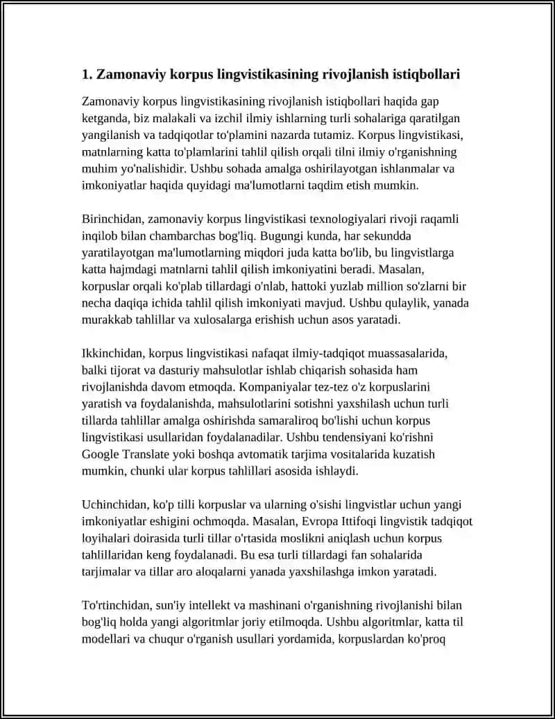 ZAMONAVIY TILSHUNOSLIKNING ISTIQBOLLARI VA RIVOJLANISH YOʻNALISHLARI 4