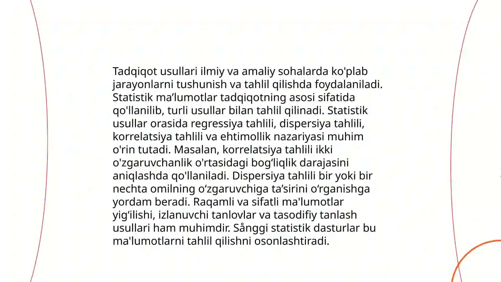 Statistik ma’lumotlarni to'plash nazariyasi va amaliyoti 4