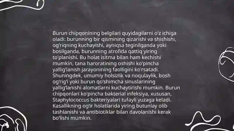 Burun chipqoni 4